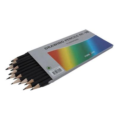 Bleistift - Crétiv - 4H-9B - 12er-Pack - Für Kinder - Gemischt
