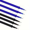 50pcs Erasable Gel Pens -0.5mm Point - Heat &Rub Resistant - Ideal for School & Office Use (30 Refills+3 Pens+2 Eraser)