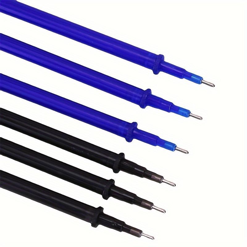 50pcs Erasable Gel Pens -0.5mm Point - Heat &Rub Resistant - Ideal for School & Office Use (30 Refills+3 Pens+2 Eraser)