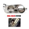 3" 2.5'' Double Valve Car Electric Exhaust Cut Out Valve Exhaust Pipe Muffler Kit with Wireless Remote Control