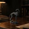 Zeitgenössische Tischdekoration 3D-gedrucktes Geparden-Ornament, Moderne stehende Leoparden-Skulptur, Dekorative elegante Wildtier-Dekoration Tierfigur