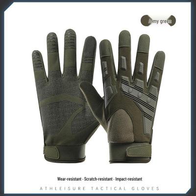 Tingbai Anti-slip Wear-Resistant Full Finger Outdoor Tactical Gloves