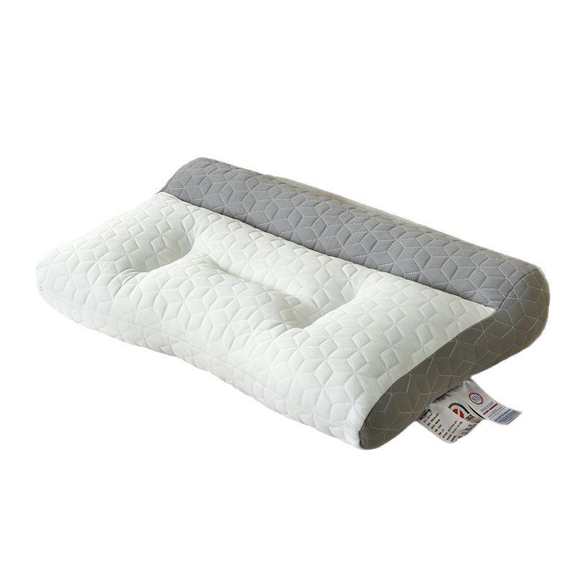 Latex Anti-Slip Neck Support Pillow for Adults - Partitioned Design