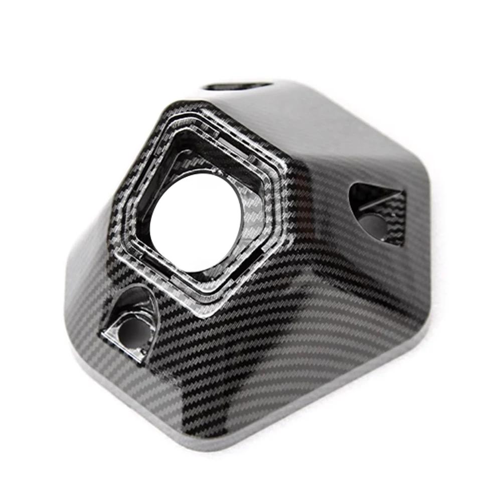 Motorcycle Glossy Carbon Fiber Exhaust Tip Guard Protector Black Muffler Exhaust Pipe Tip Cover Accessories For Honda ADV150/160