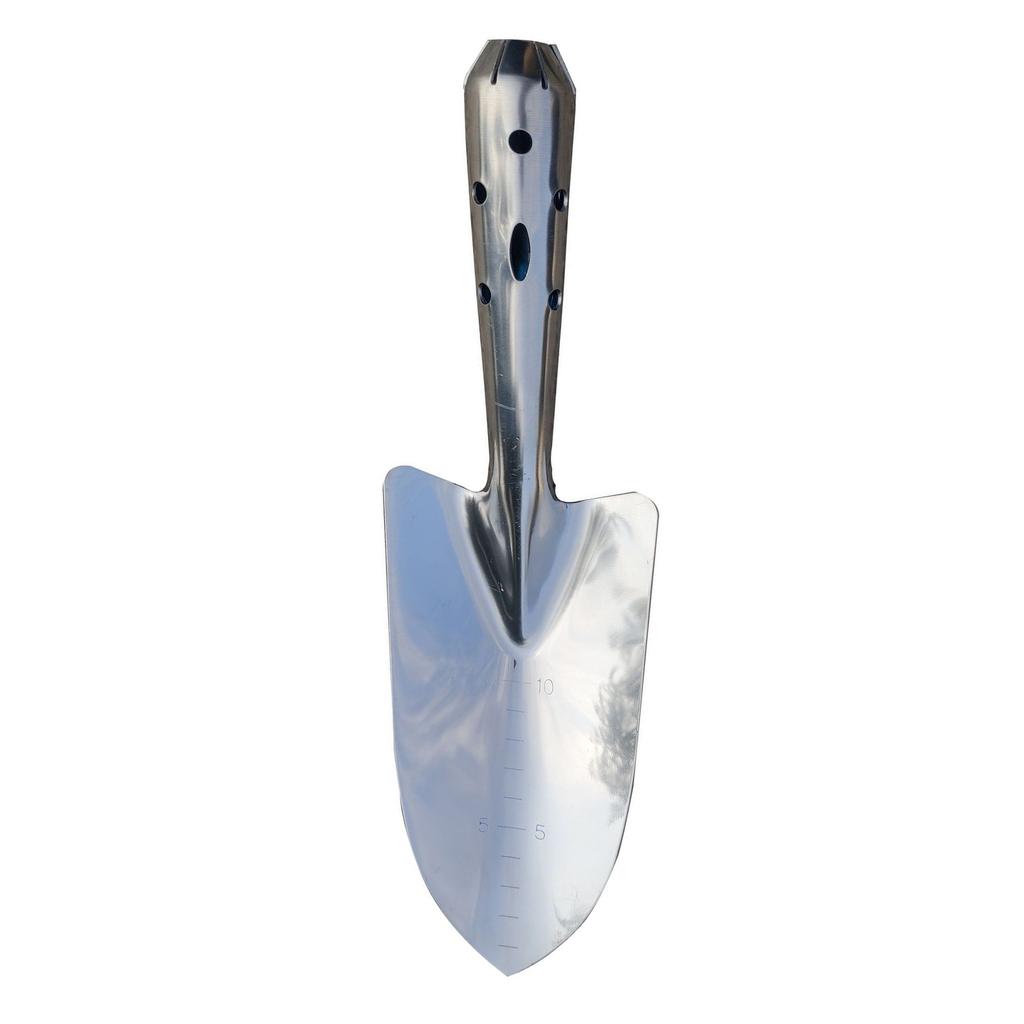 1Pcs Stainless Steel Garden Shovel With Graduated Garden Farm Markings Pointed Flower Pot Soil Shovel Soil Digging Tools