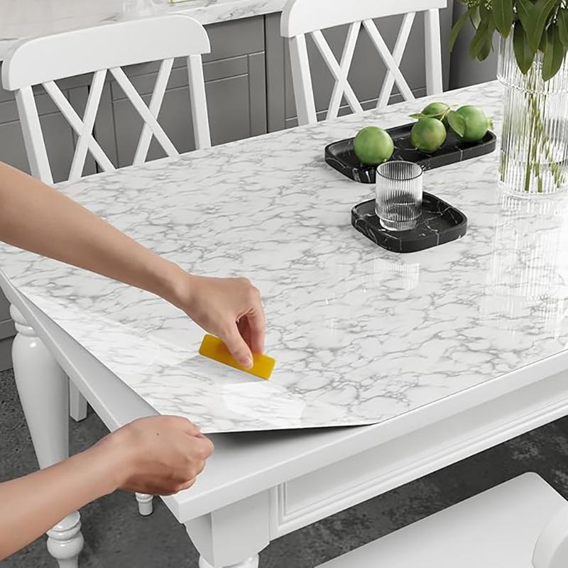 Marble 0.55m PVC self-adhesive waterproof and stain resistant wallpaper living room and kitchen stickers