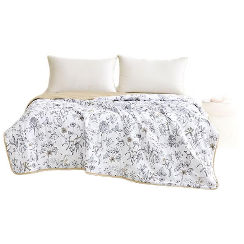 Luolai Floral Brushed Cotton Quilt 150x200см