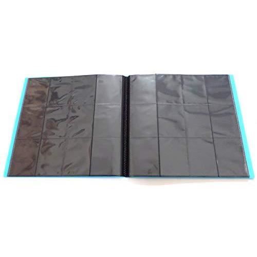 Docsmagic.De Pro-Player 24-Pocket Playset Album Light Blue - 480 Card Binder - MTG - PKM - YGO - Classeur pour Jeu de Cartes Bleu