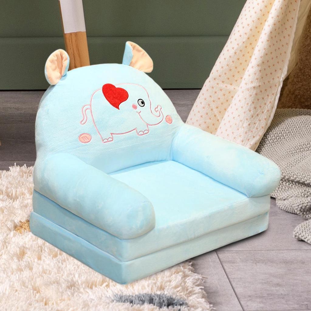 Children's Couch for Toddlers, 2 in 1 Furniture Kids, Folding Chair Living Room