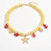 Collana di giada naturale, nuovi gioielli con perle di conchiglia, accessori di nicchia di alta gamma, catenina per clavicola da donna.