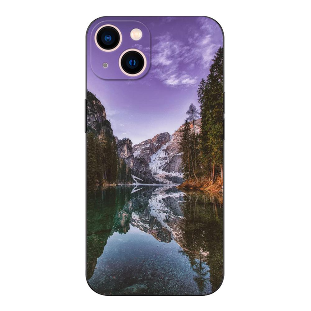 Szenische Berg iPhone Hülle für 14/13/12/11 Pro Max