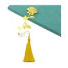 1 Set Classic Style Metal Bookmark Golden Golden Rose Bookmarks Christmas Gift   Lovers