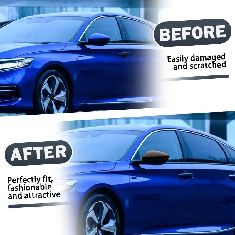 LH Driver Side Rearview Mirror Cover Cap For 2018-2022 HONDA ACCORD Gloss Black