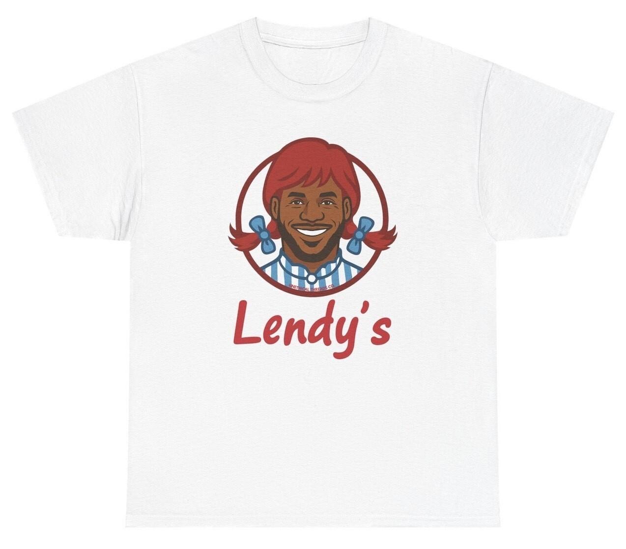 Lendys T Shirt Funny Lebron Basketball Fast Food Meme Gen Z Parody Tee M