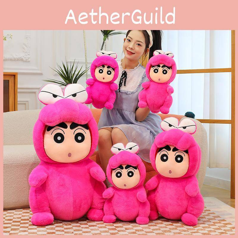 Crayon Shinchan Plush Crocodile Backpack With Soft Short Plush For Kids Birthday Gift