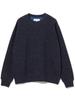 B:MING LIFE STORE by BEAMS Men's Double-Face Nep Crew Sweatshirt, Navy, Size L