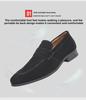 Men's Japanese-Style Suede Loafers: Summer Slip-On, Business Formal, Frosted Leather