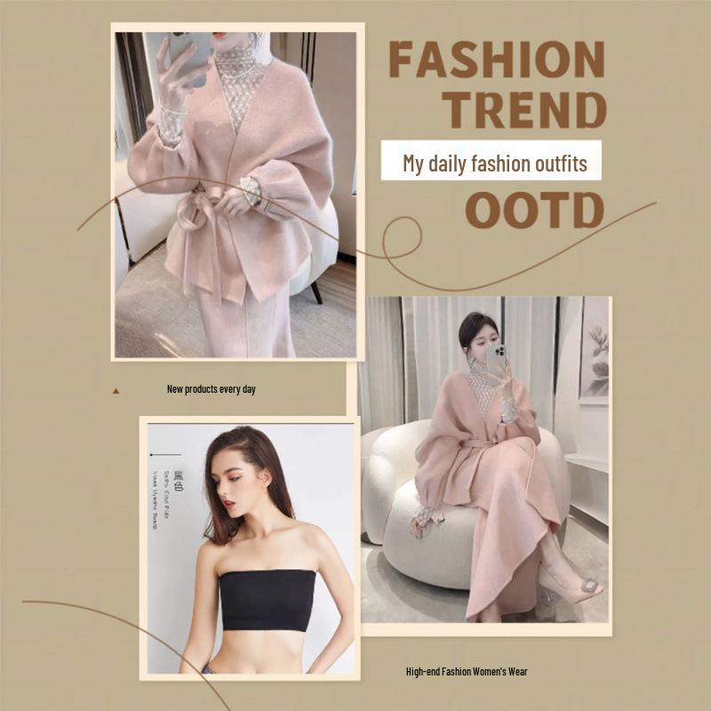 

Элегантный розовый комплект пальто и юбки миди - Коллекция Осень/Зима Extra Large