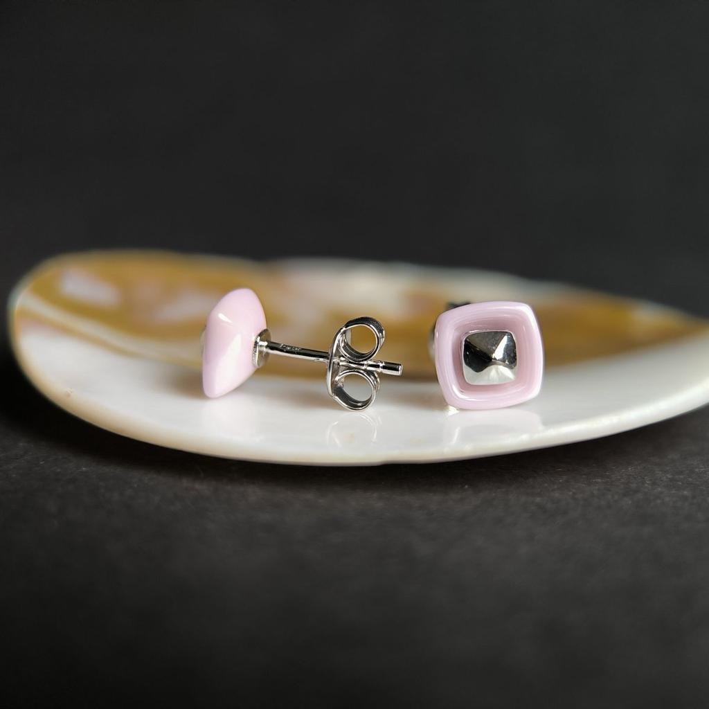 Silver Earrings with Ceramics (60002351)