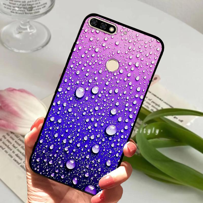 For Huawei Honor 7C Pro Case LND-L29 Silicone Shockproof Soft TPU Phone Cover For Huawei Honor 7C 5.99" Funda Honor7CPro Cartoon