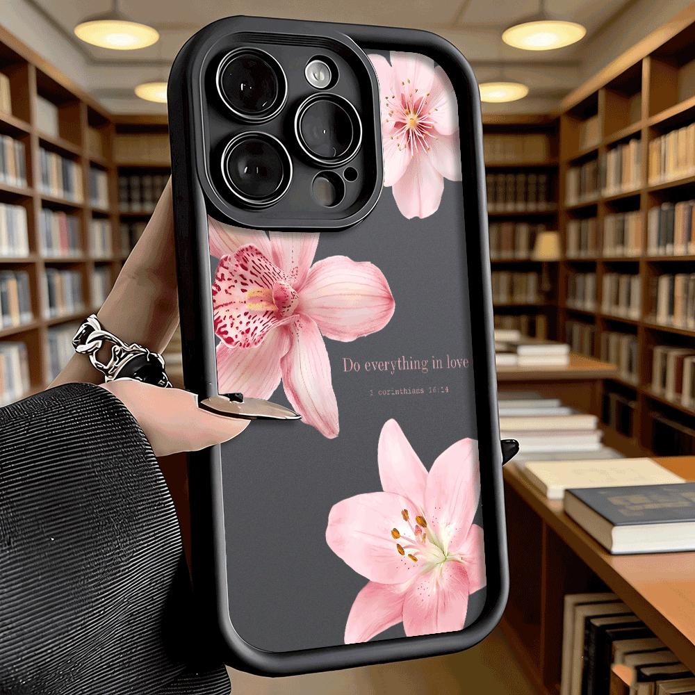 

INS Flowers Pattern Silicone Phone Case For Samsung Galaxy S23 S24 S25 S26 Ultra S22 S21 S20 Plus FE A35 A54 A55 A56 Soft Cover Galaxy S26 Ultra