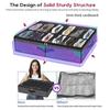 Under-Bed Foldable Shoe Storage Box, Portable, Large Capacity, Thickened Non-Woven Fabric for Home.