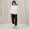 New Balance Jackets Women's White Stand Collar Moderate 5AC38372-WT