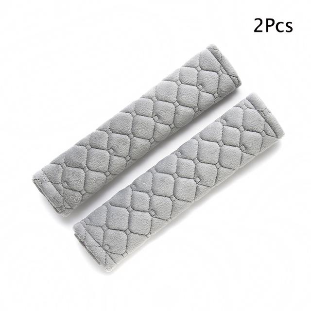 2Pcs Car Comfortable Seat Belt Cover Adjustable Plus Car Safety Belt Cover Shoulder Pad for Adults Kid Car Interior Accessories
