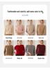 Women's Autumn/Winter Bamboo Leaf Twist Pattern Cashmere Knit Sweater - Round Neck, Loose Fit, Thick, Fashionable, Versatile