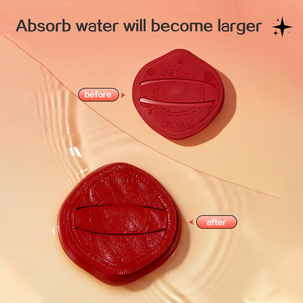 Houppette à Poudre de Maquillage Ceative Éponge à Double Usage Humide et Sec Éponge Épaisse Douce & Douce pour la Peau Houppette de Beauté Outil de Maquillage Mignon