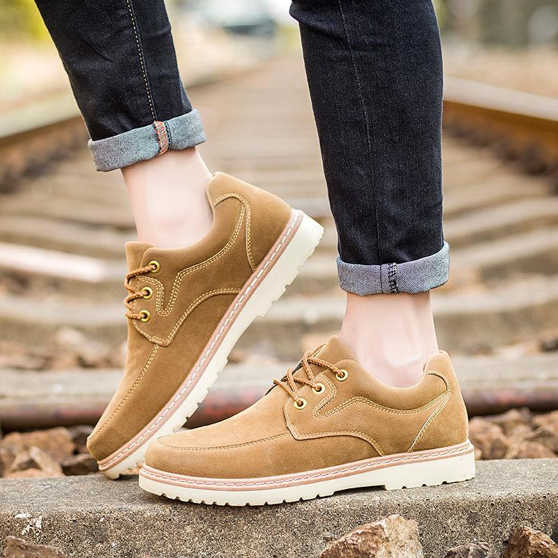 Arbeit Atmungsaktiv Freizeit Schnürschuhe Frühling Herbst Vulkanisierte Schuhe für Herren Schwarze Sneakers Mann Leder Brandneu in Walking Größe 40 44