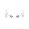 925 Sterling Silver Small Star Stud Earrings for Women - Delicate, Cute Ear Accessories