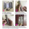 5" Self Closing Spring Door Hinges, Automatic Soft-Close, Heavy Duty Spring Hinges for Left/Right and Interior Doors