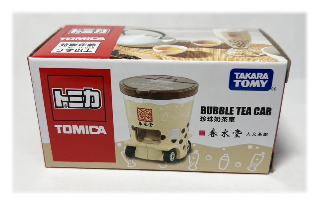 

Taiwan limited Tomica Shunsuido BUBLE TEA CAR Chinjuji tea car ASIA LIMITED [Товар] красный