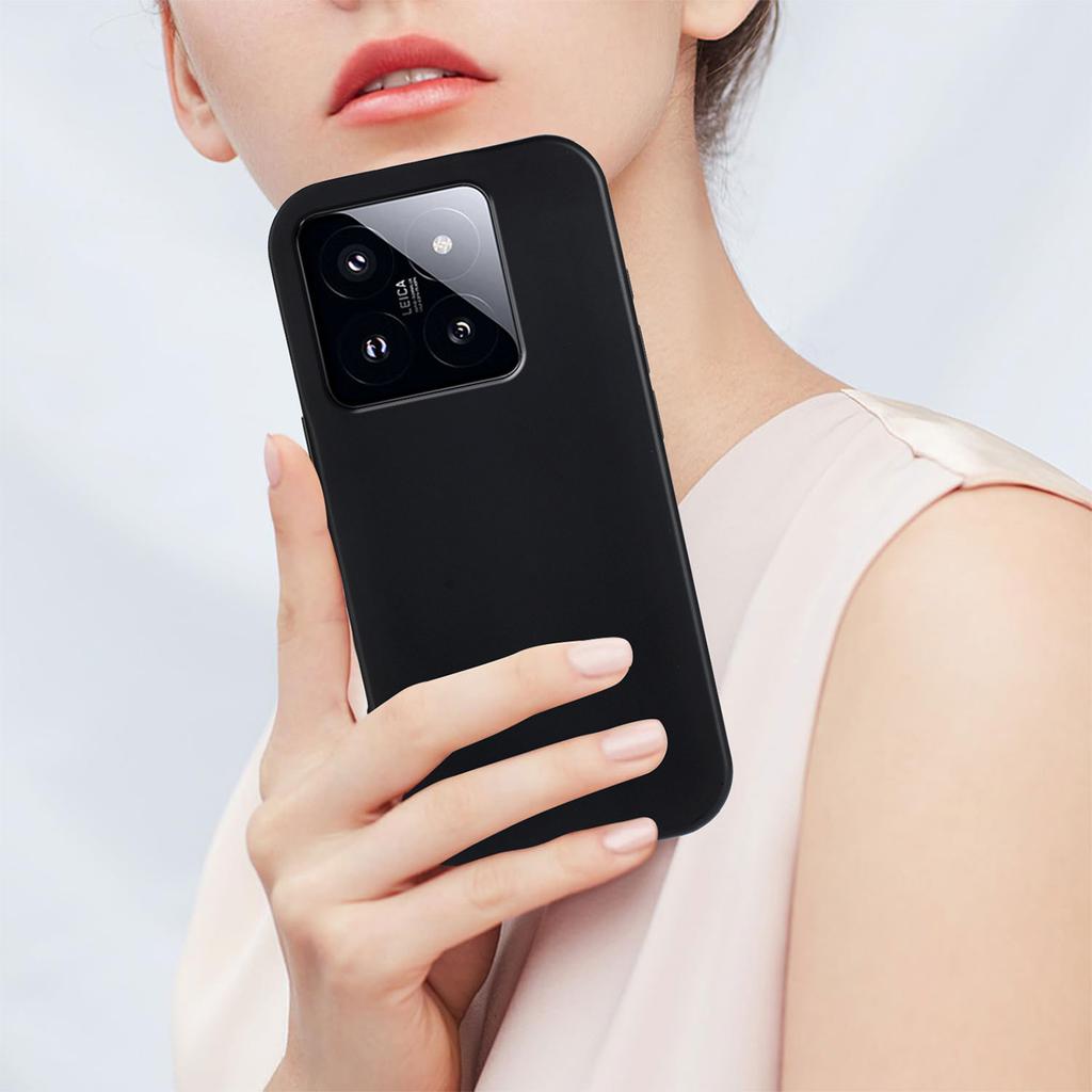 For Xiaomi 14T Pro TPU Case Soft Matte Anti-fingerprint Phone Back Cover