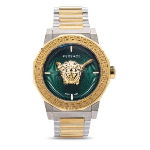 Versace Men's Yellow Gold Casual Watch with Medusa Deco VE7B00323