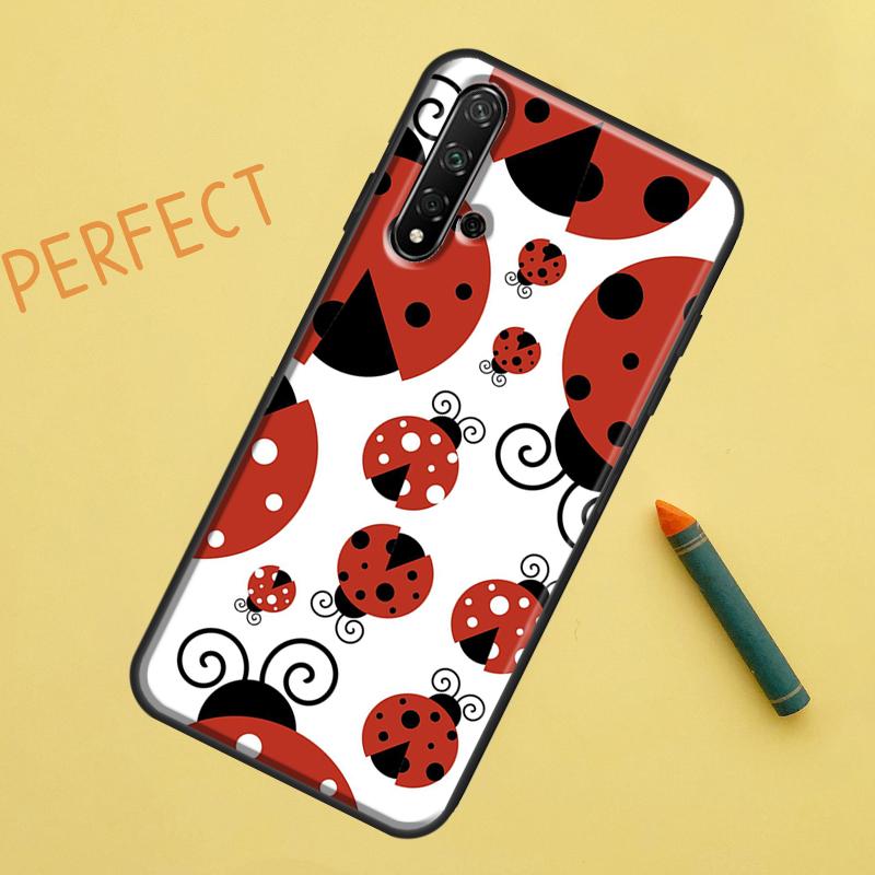 Ladybug Beetle Case For Huawei Nova 9 10 SE 11i 8i 7i 3i Nova 5T Y60 Y61 Y70 Y90 P20 P30 P40 Lite P60 Pro