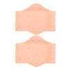 2Pcs Shoe Insole Arch Support Pad Silicone Flatfoot Corrector for Plantar FasciitisSkin Color