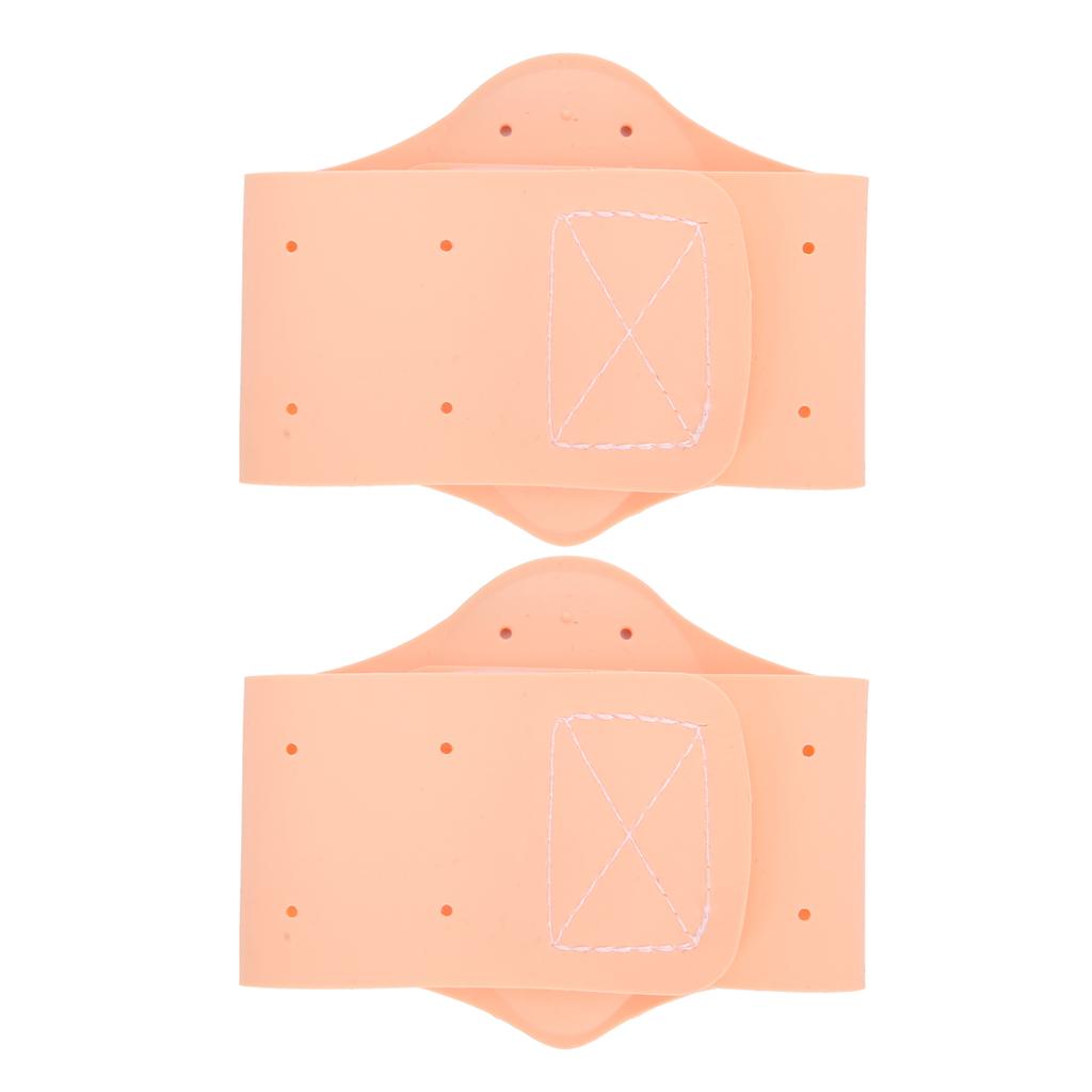2Pcs Shoe Insole Arch Support Pad Silicone Flatfoot Corrector for Plantar FasciitisSkin Color