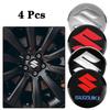 4Pcs Automotive Wheel Hub Center Cover Badge Sticker For Jimny Swift Samurai Vitara SX4 Alto Kaiser Ingnis DZire Swace