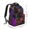 Game God Of War Kratos Spartan Ghost Student Backpack School Bag Hiking Travel Daypack for Men Women  Bookbag Shoulder Bags