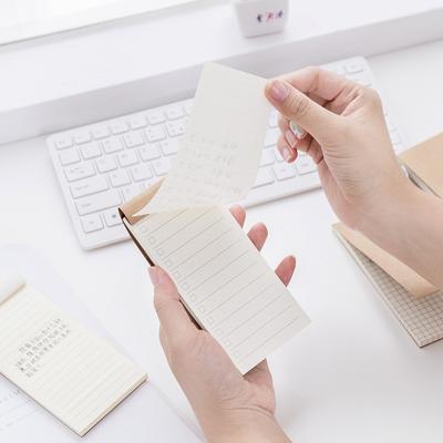 Cowhide Small Notebook Hand In Hand with Notepad Student Notepad Time Planner