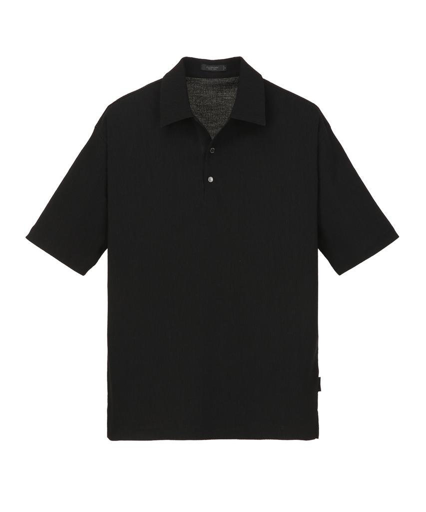 Jilseutyueoteunyuyogmaen Pleated Short Sleeve T-Shirt - Black (Jnts6B502Bk)