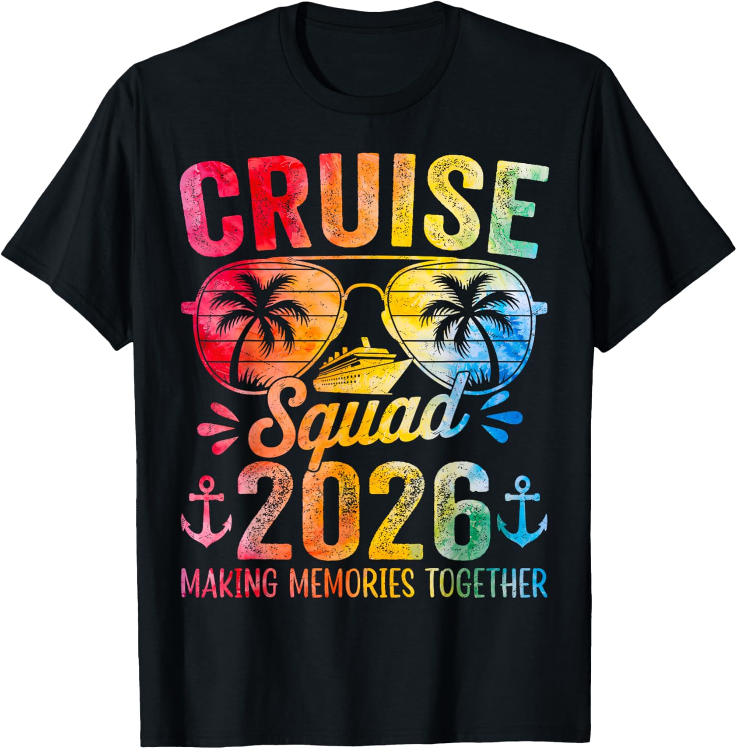 Cruise Squad 2026 Family Group Matching Summer Vacation T-Shirt S