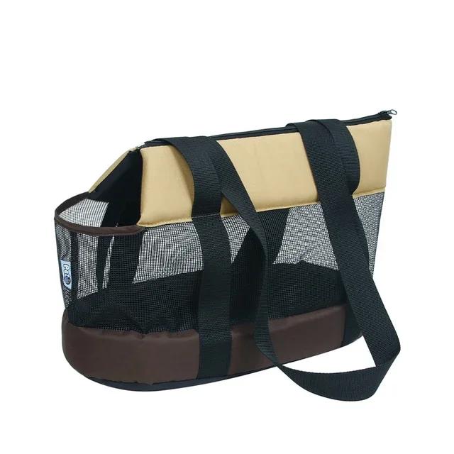Atmungsaktiver Kleintierkorb Sommer Haustier Hund Tragbarer Haustierkorb Umhängetasche Schwarze Katze Hunde Taschen Für Kleine Hunde