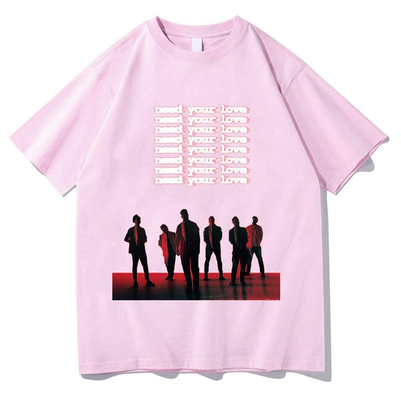 OneRepublic Need Your Love T-Shirt Reine Baumwolle T-Shirts Design Locker Unisex Streetwear Weibliche Ästhetik Harajuku Kleidung Streetwear