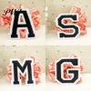 Cloth Letter A-Z Embroidered Motif Applique Iron On Patch Sew Clothing DIY Sticker