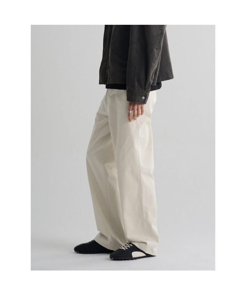 8seconds Cotton Spandex Semi-Wide Fit Pants Ivory