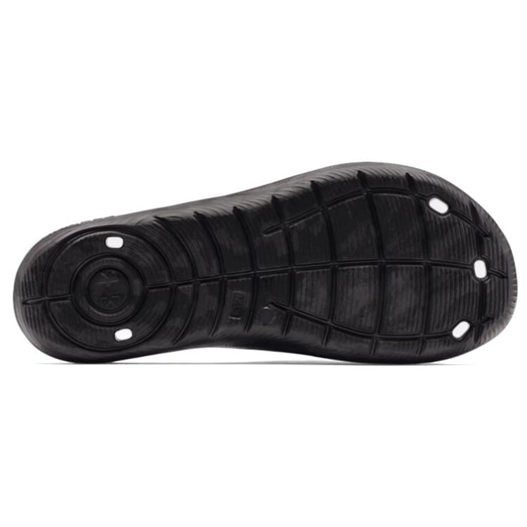 Under Armour Locker Slides Black Jet Grey Men Sneakers 3024449-002