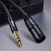 6.35mm To XLR Cable, Veetop TRS 6.35mm (14 Inch) Male To XLR Male Cable, 6.35mm To XLR Male 3-Pin Audio Cable, XLR Male To 14 Inch Jack TRS Cable,